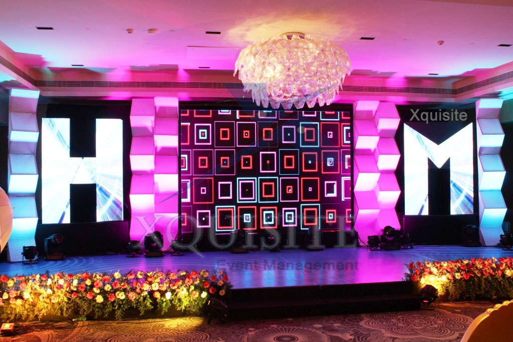 Stage Decoration- The Event conducted by Xquisite Event Management in Chennai, Wedding Events.